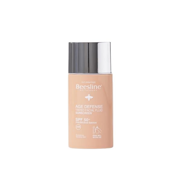 Beesline Age Defense Tinted Facial Fluid Sunscreen - Medium