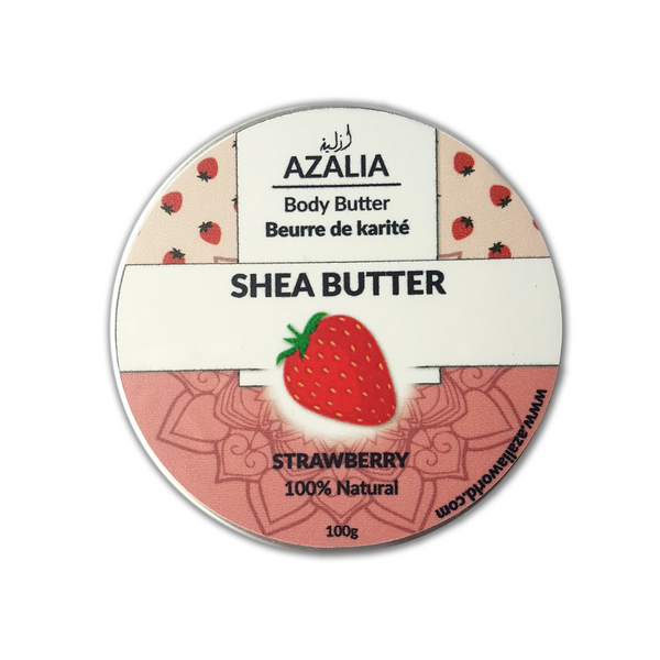 Azalia Shea Butter Strawberry 100g