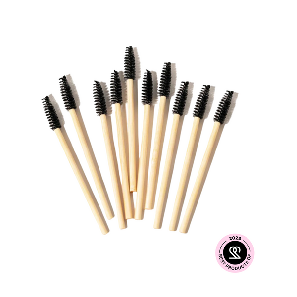 Selaya Les Bamboo Spoolies Eyebrow Brushes - Pack Of 10