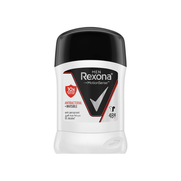 Rexona Men Deodorant Stick Antibacterial+Invisible