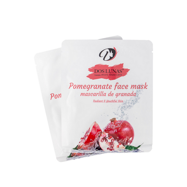 Dos Lunas Pomegranate Radiating Face Mask
