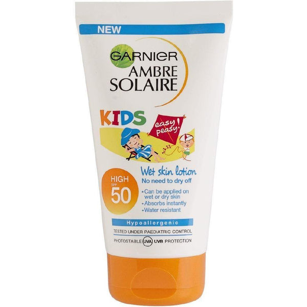 Garnier Ambre Solaire Kids Easy Peasy Wet Skin Lotion SPF50