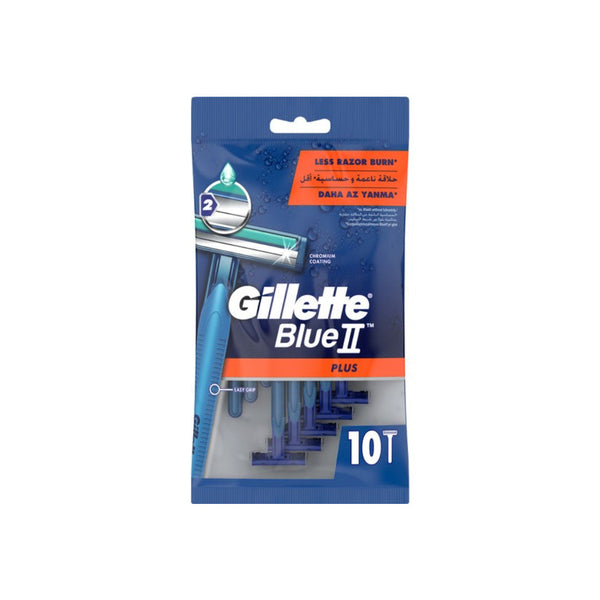Gillette BlueII Plus 10's Disposable Razors